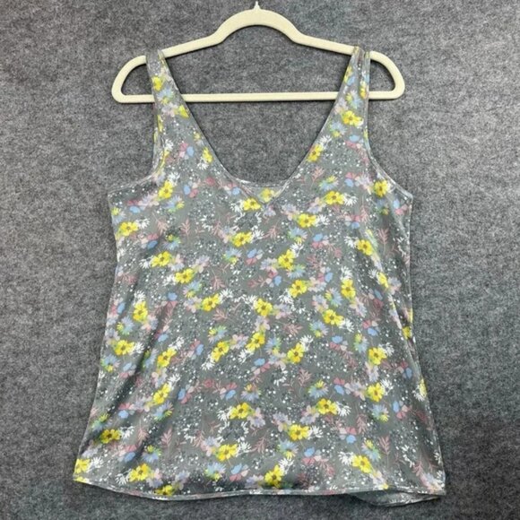 Intimately Free People Floral Tank Top Womens Small Flowy Oversized Prairiecore - Picture 3 of 9